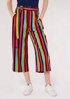 Vertical Stripe Culottes, Mustard, large