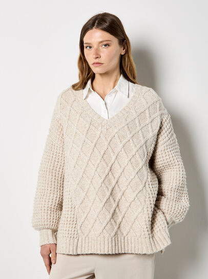 Cable Knit Oversized Chunky Jumper