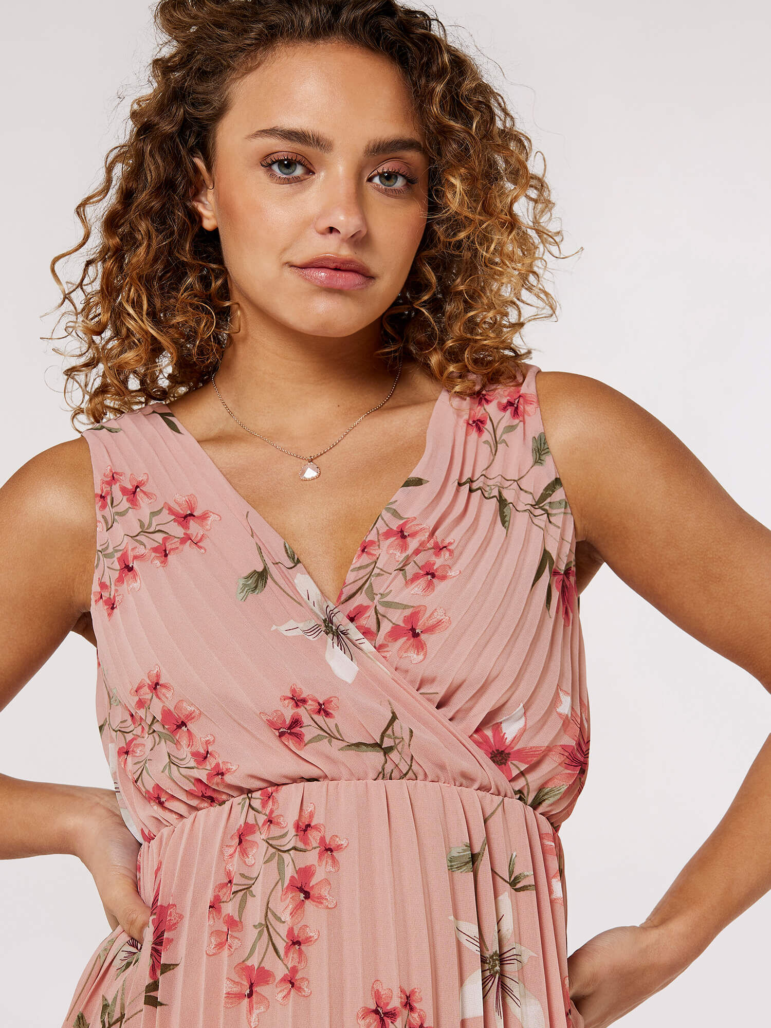 Apricot pink dress cheap