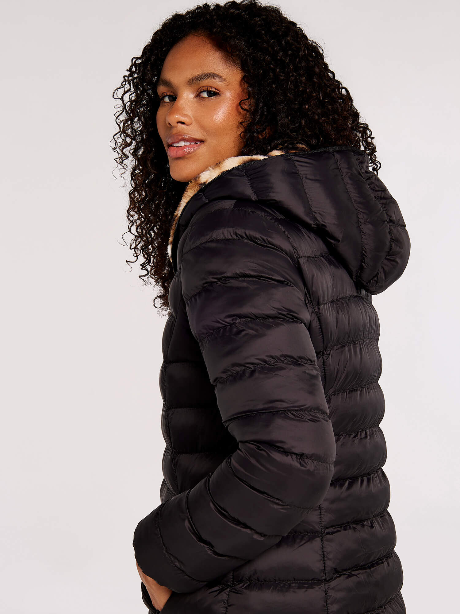 Fit and deals flare puffer coat