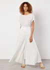 Foil Speckle Modern Top, White, large