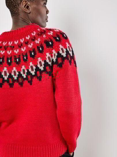 Fair Isle Chunky Knit Jumper