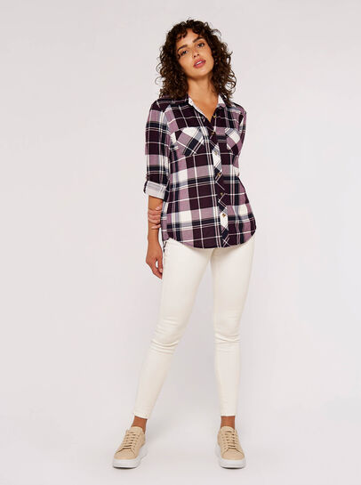 Check Brushed Jersey Shirt