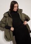 Technical Parka Jacket, Khaki, large