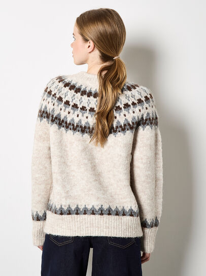 Fair Isle Fluffy Jumper
