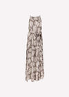 Shell Print High Neck Maxi Dress

, Stone, large