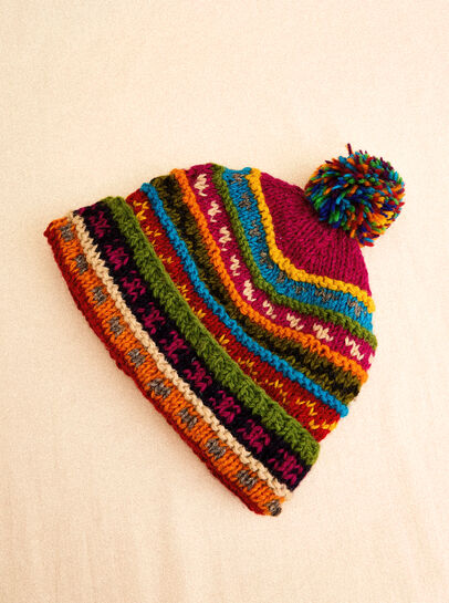 Hand Knitted Beanie Hat