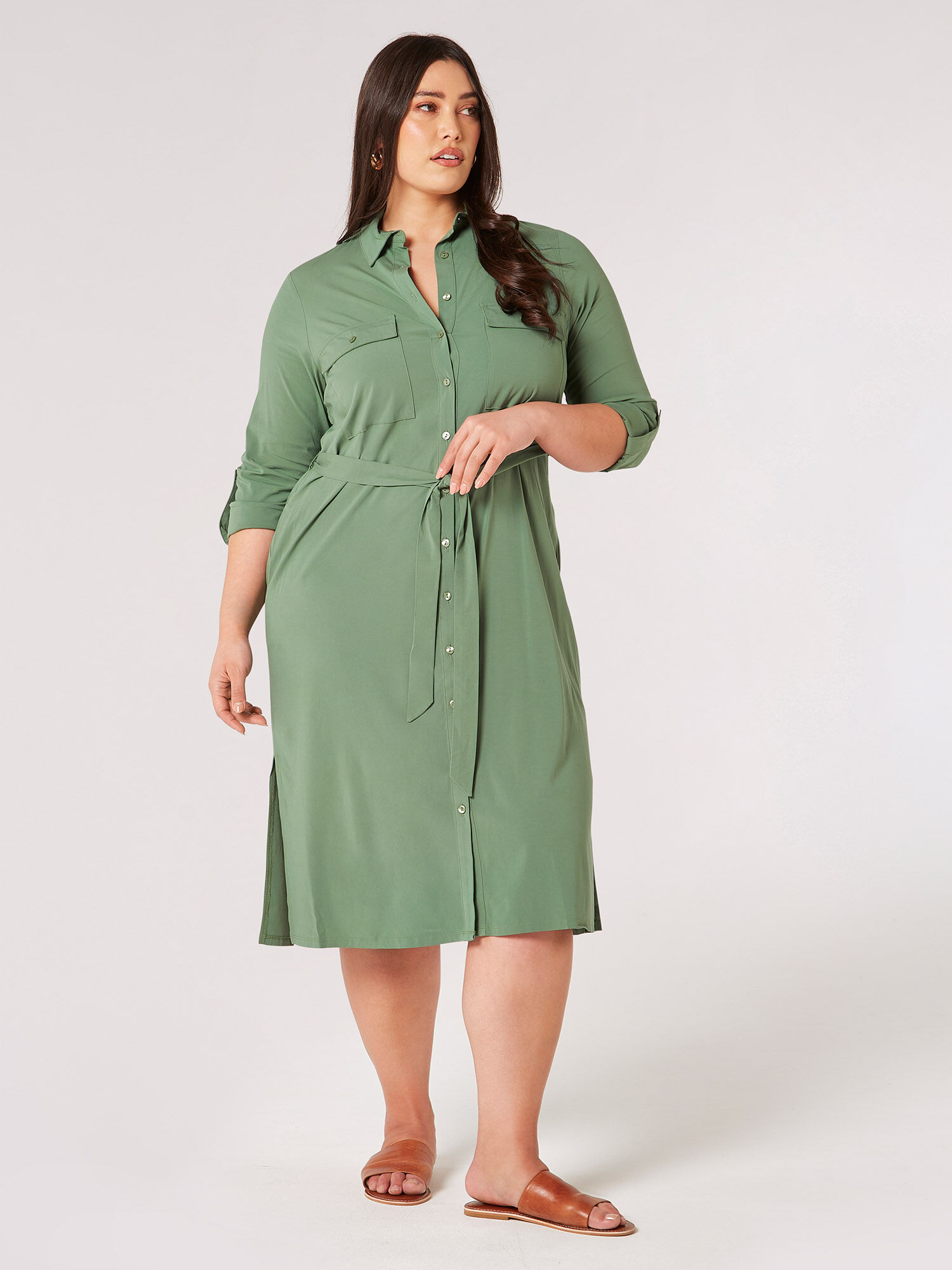 Plus size long shirt dress cheap