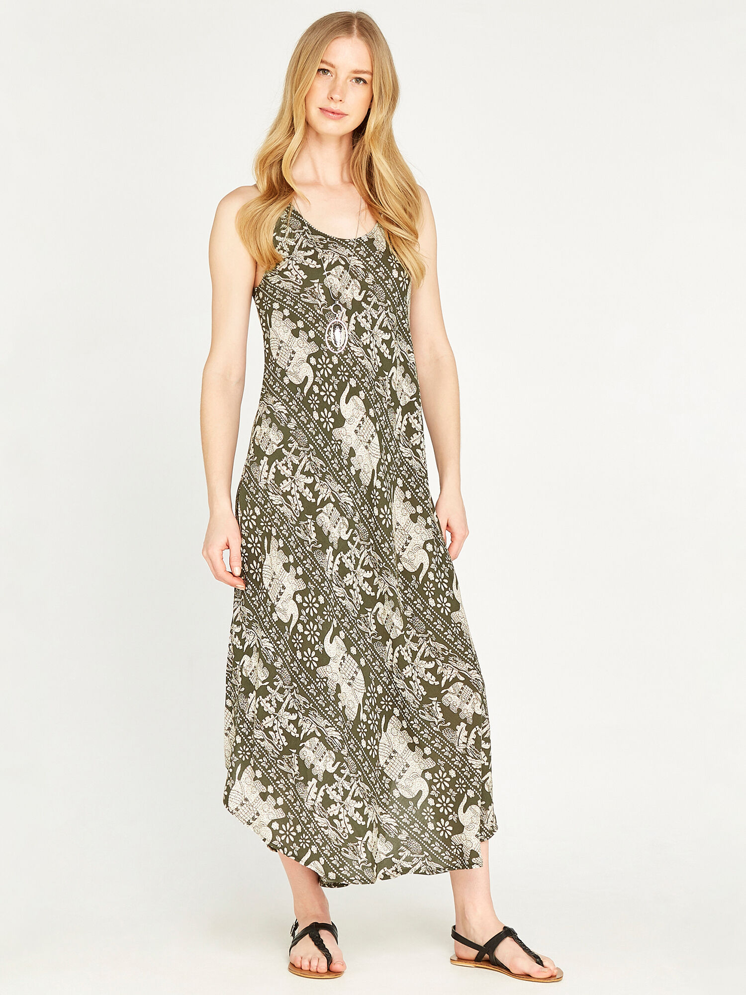 Elephant shop maxi dress
