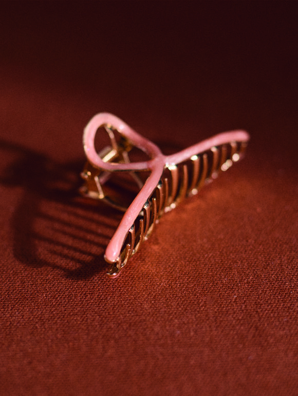 6CM Metal Hair Claw, Gold, large