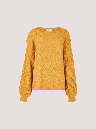 Textured Knit Oversized Jumper