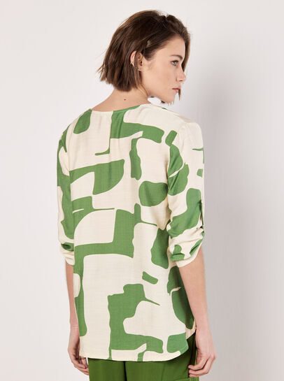 Abstract Shapes Blouse