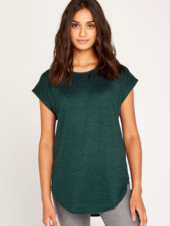 Side Split Top, Green, large