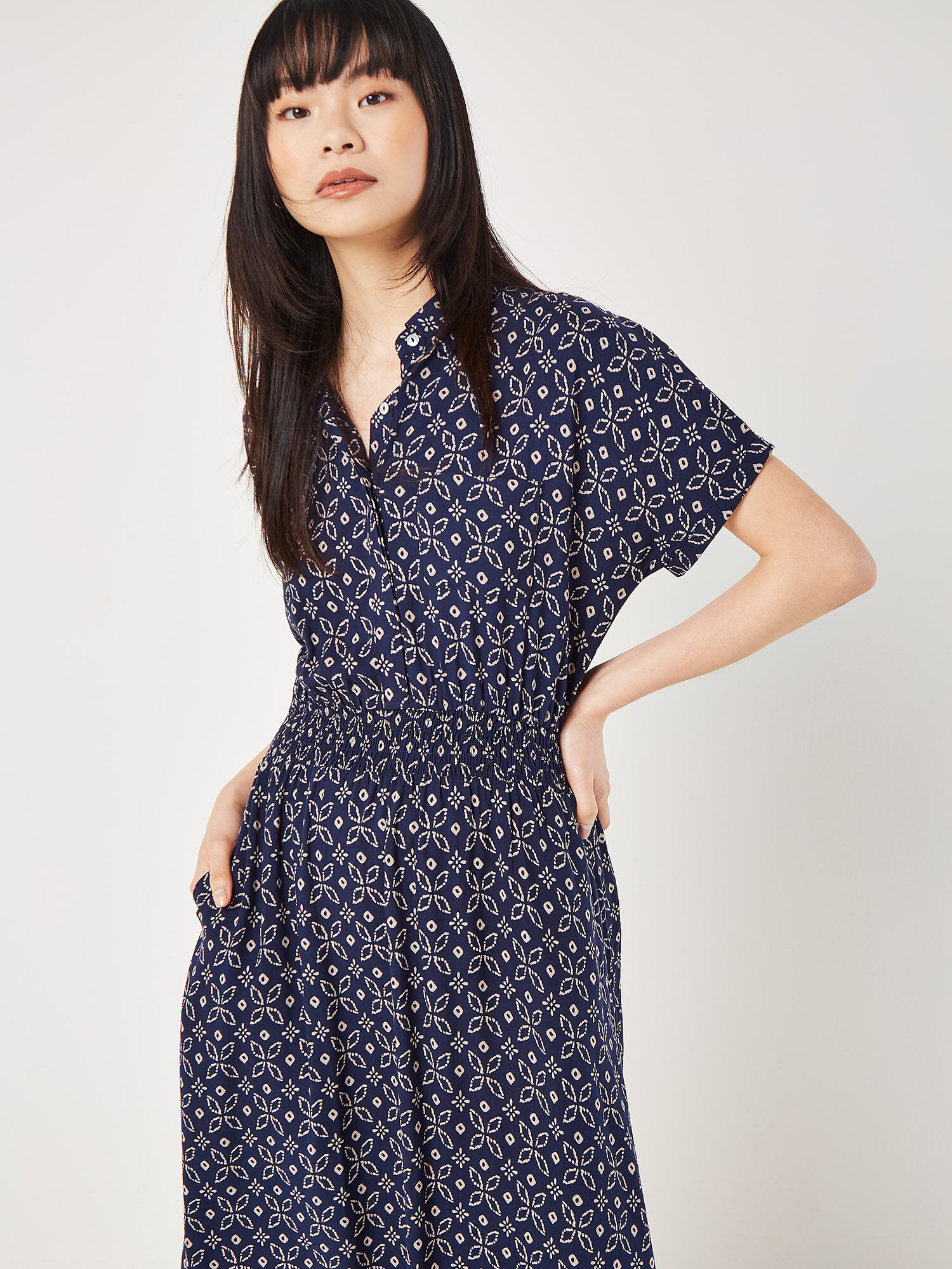 Midi dress batik outlet