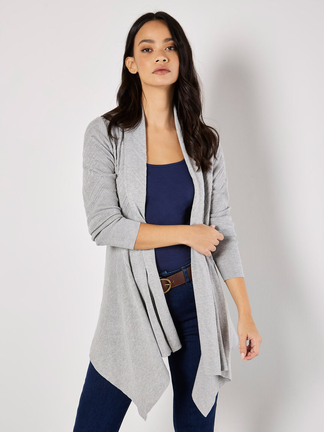 Image of Chevron Waterfall Cardigan
