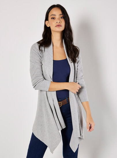 Chevron Waterfall Cardigan