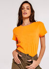 Oversize High-Low Top, Orange, large