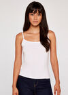 Jersey Cami Top, Cream, large