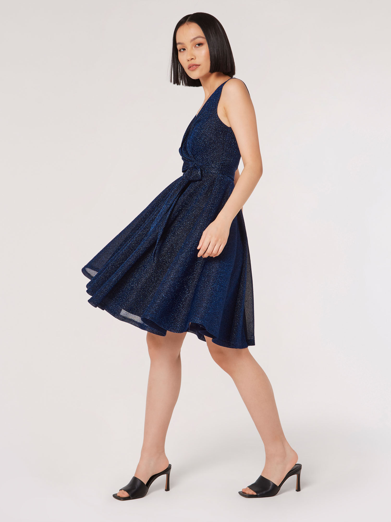 Navy online skater dress