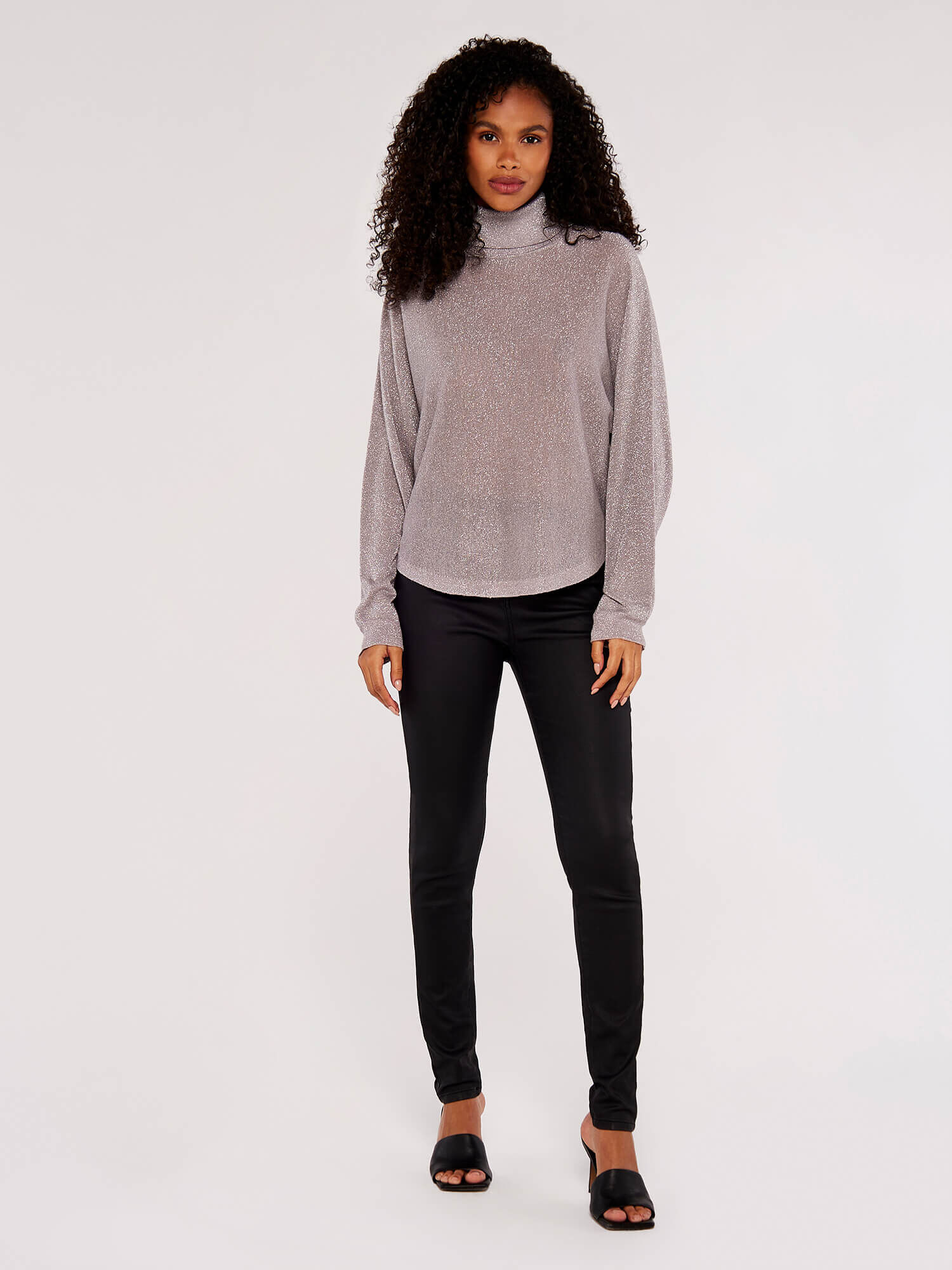Sparkly hotsell roll neck