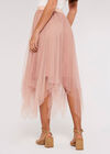 Tulle Hanky Midi Skirt, Pink, large