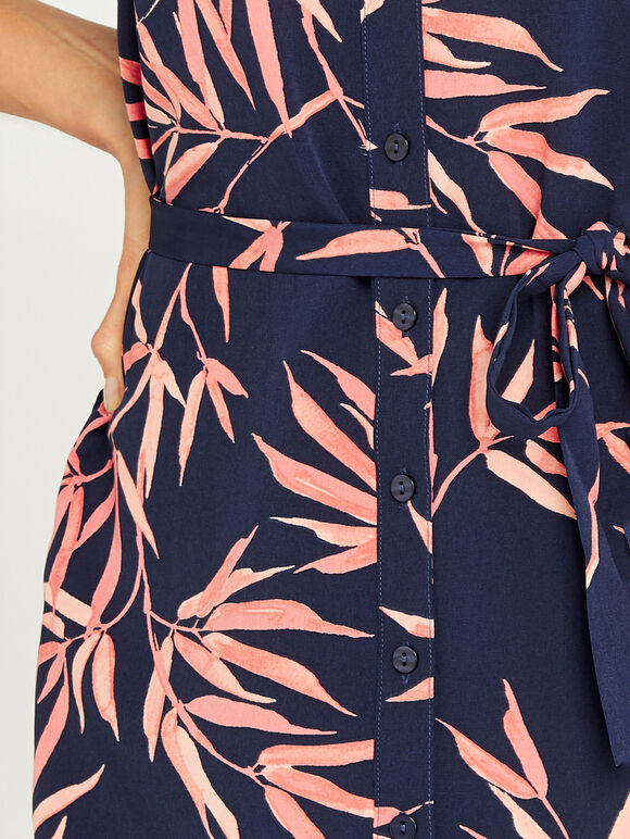 Tropical Flowers Apron Dress main image 1