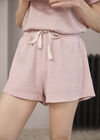 Waffle Lounge Shorts, Pink, large