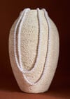 Layered Pearl Necklace, White, large