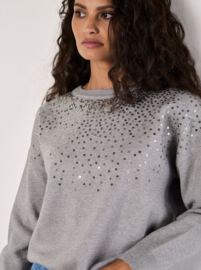 Sequin Embellished Jumper