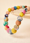 Colourful Fabric Beads Necklace
, Assorted, large