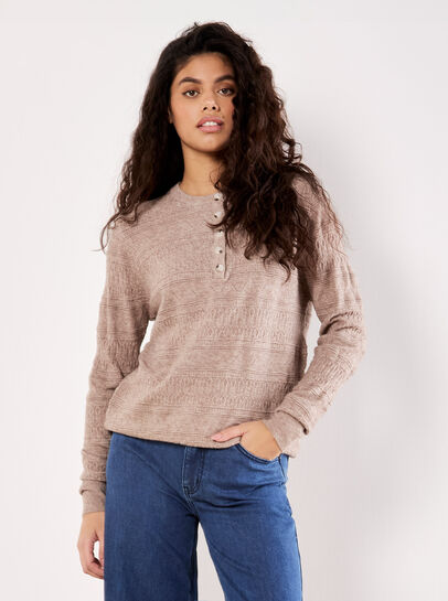 Soft Pointelle Knit Jumper