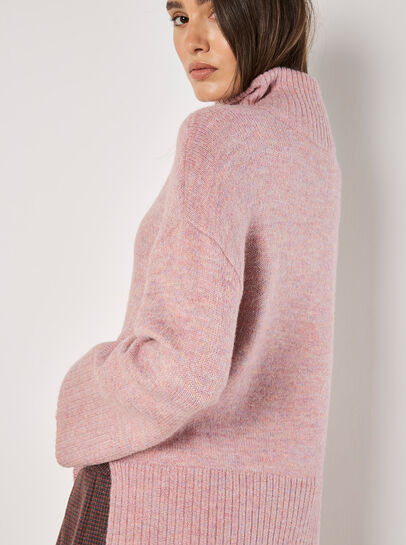 Chunky Marl Turtleneck Jumper