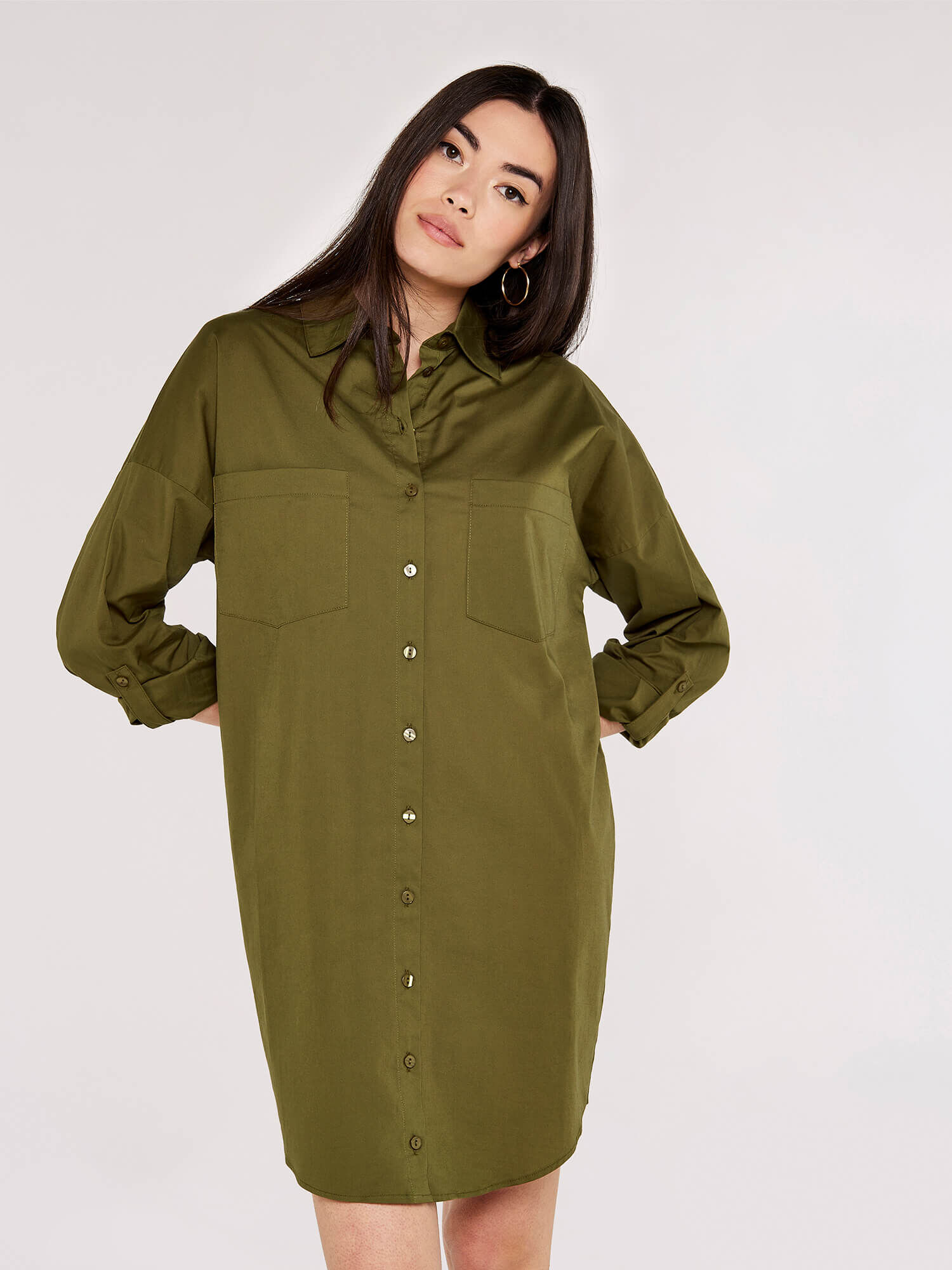 Oversized Shirt Mini Dress