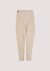Twill Two Button Trousers, Stone, large