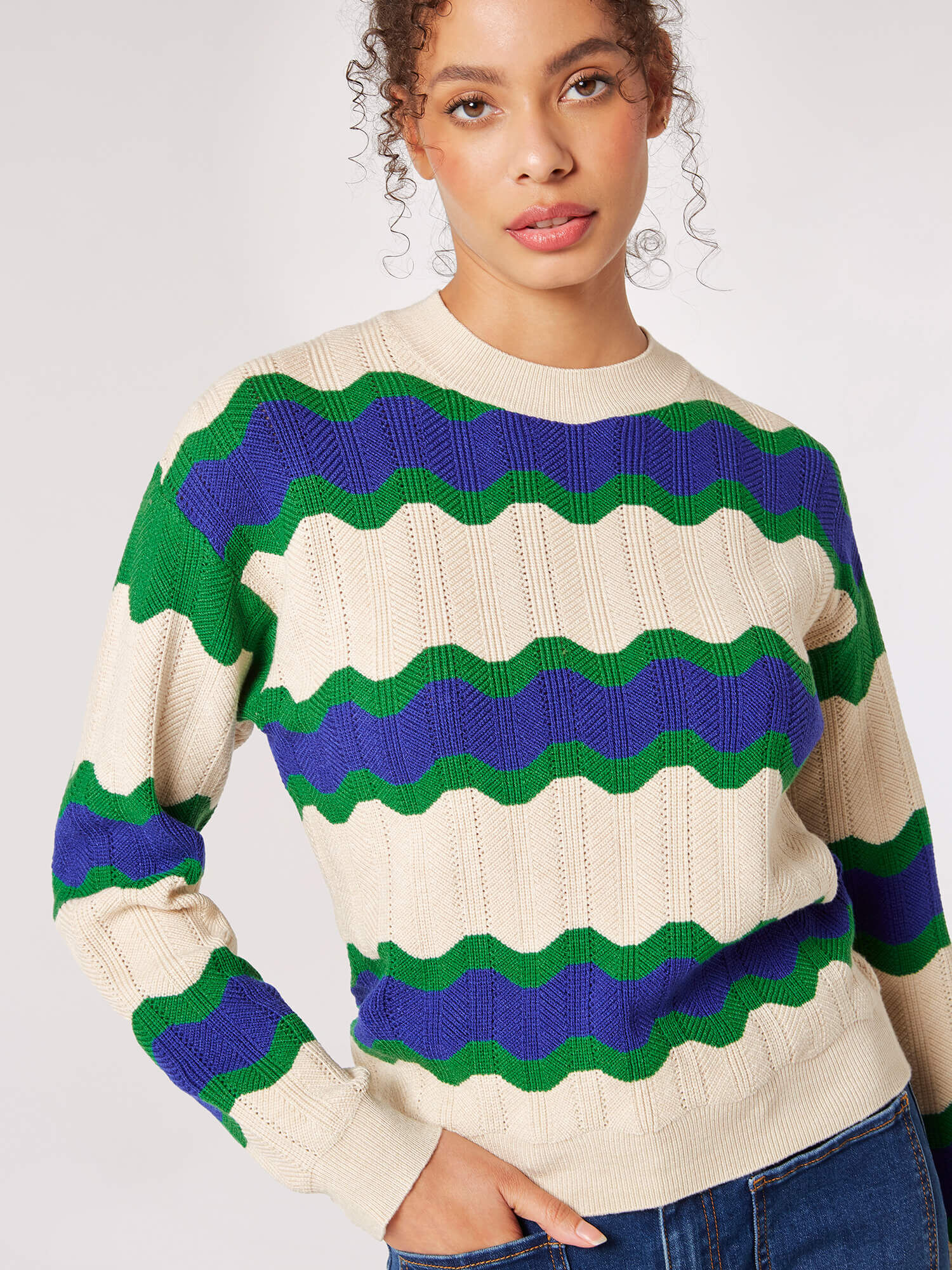Pointelle pullover shop