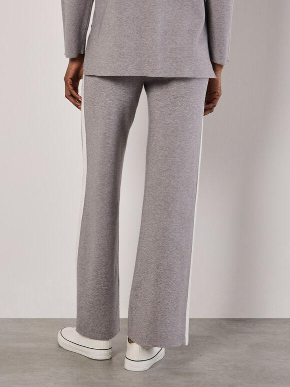 Mono Stripe Joggers, Grey, large