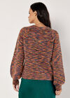 Waffle Knit Space Dye Jumper, Green, large