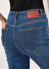 Sara Skinny Fit Capri Jeans, Blue, large