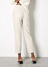 Add smart separates to your wardrobe with these tailored trousers. Designed in a flattering tapered cut, they feature decorative pockets, a zip and hook fastening, and pleat detailing.

Style these tapered trousers with a soft satin blouse for a chic look that's perfect for the office., Stone, large