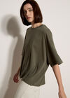 Jersey Oversized T-Shirt, Khaki, large