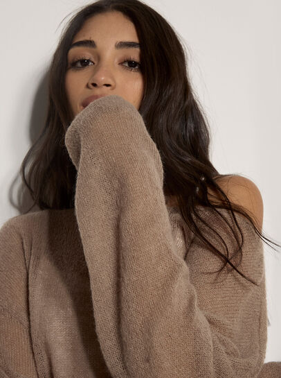 Lightweight Brushed Oversized Jumper