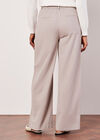 Tailored Straight-Leg Trousers, Stone, large