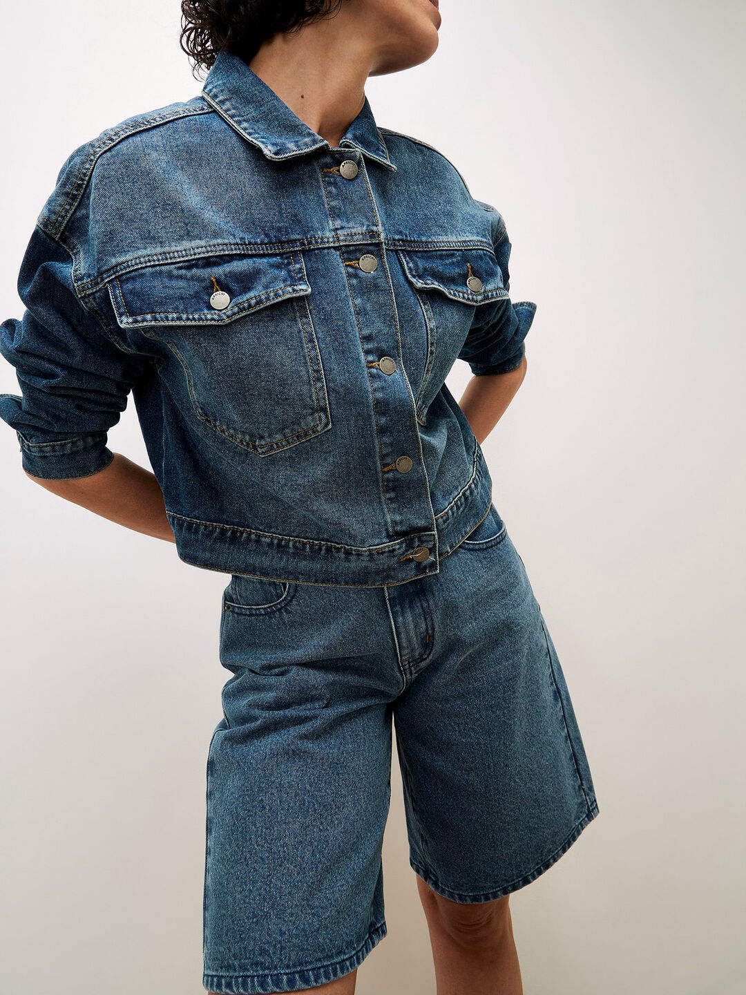 Image of Lune Denim Bermuda Shorts