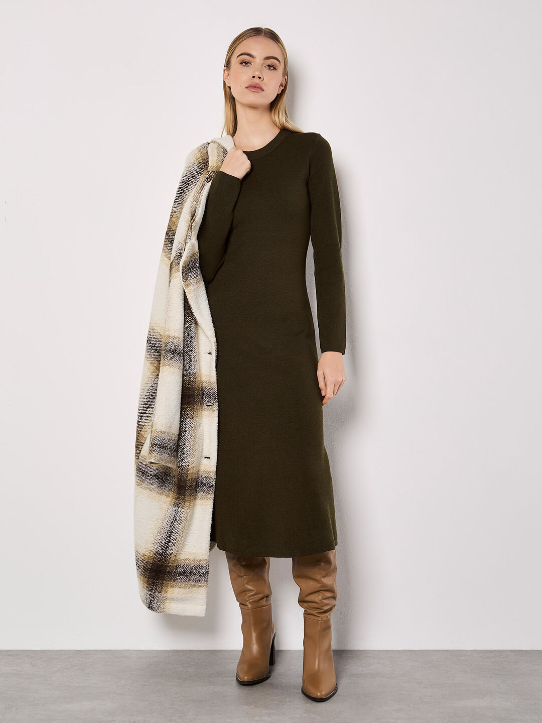 Image of Knitted Midaxi Dress