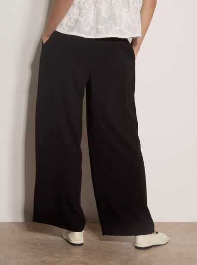 Wide-Leg Tailored Trousers