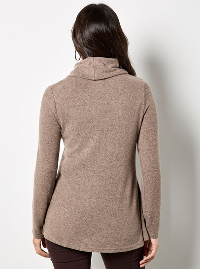 Asymmetric Hem Knit Top