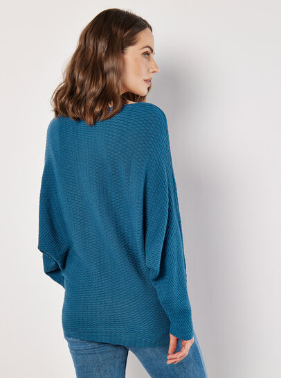 Textured Knit Lightweight Jumper