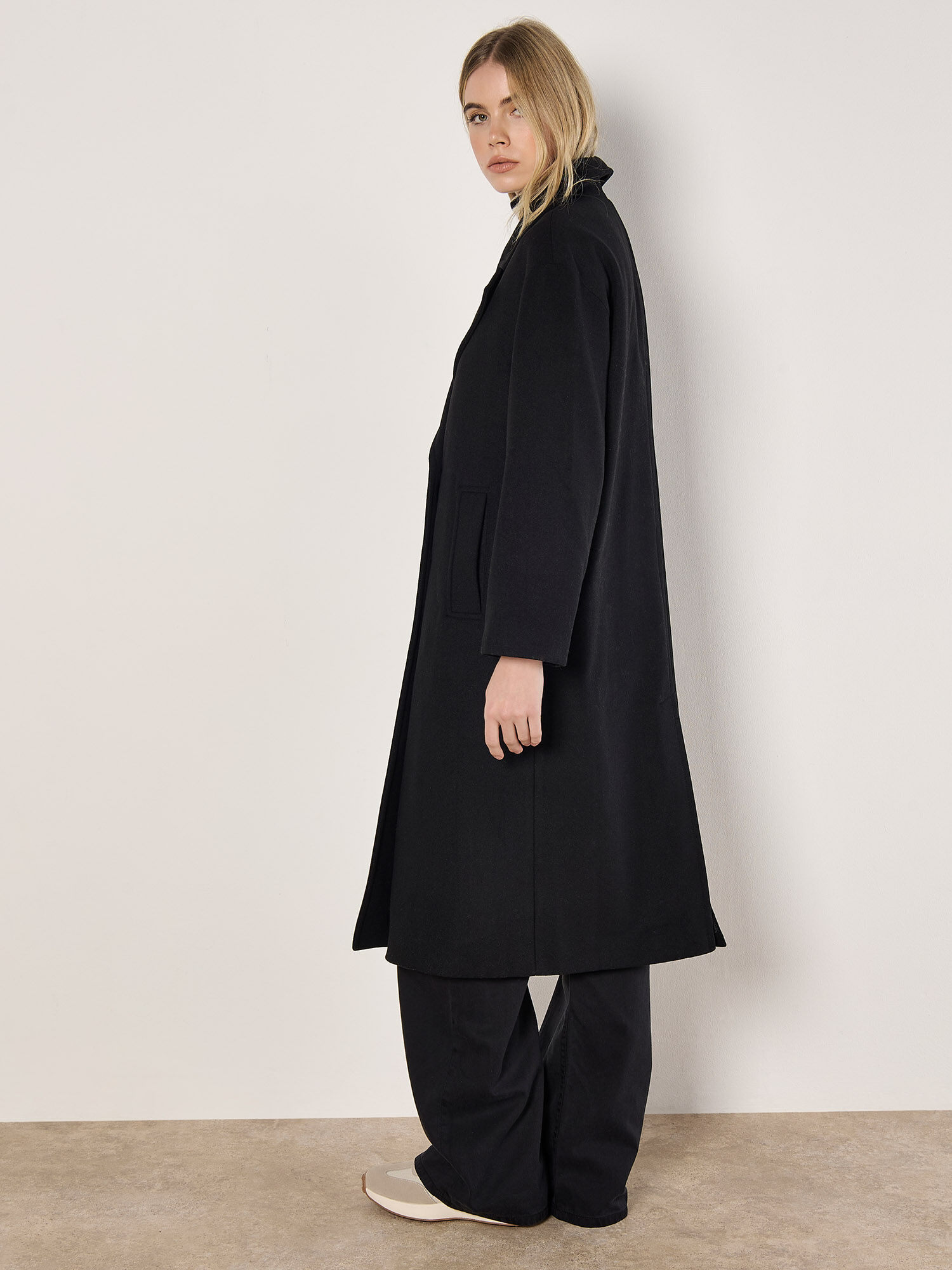 Long boyfriend coat best sale