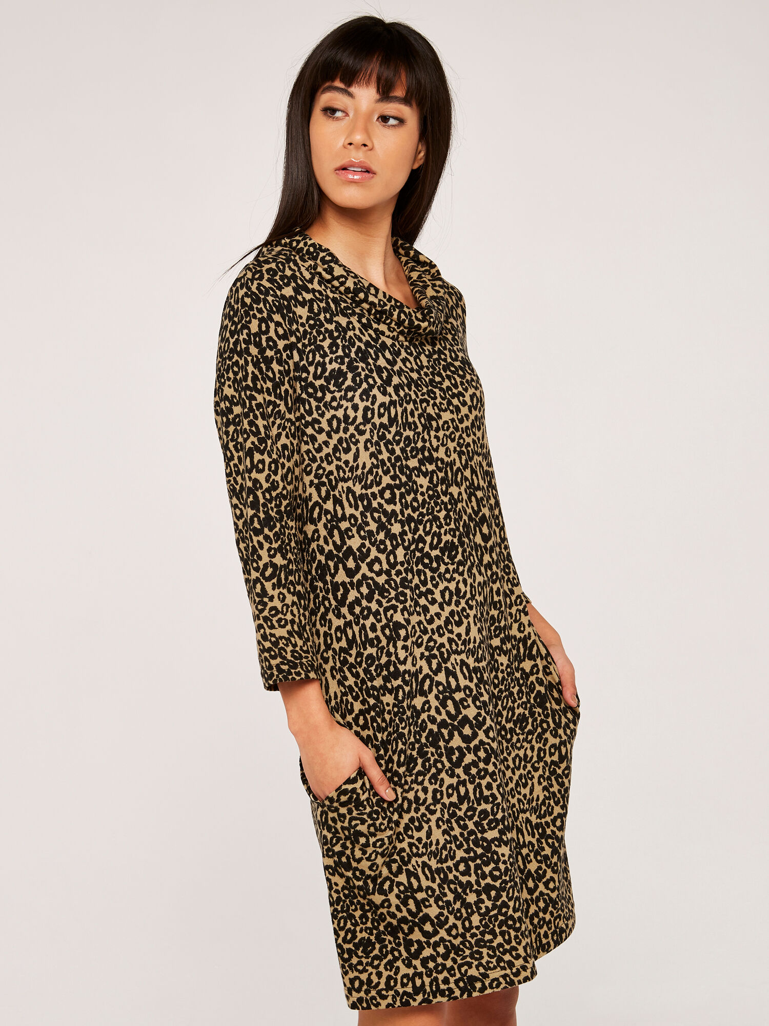 Leopard swing deals dress