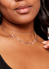 Crystal Bead Layer Necklace, Assorted, large